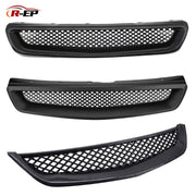 Black Front Grille for Honda Civic EK EJ 1996-2003