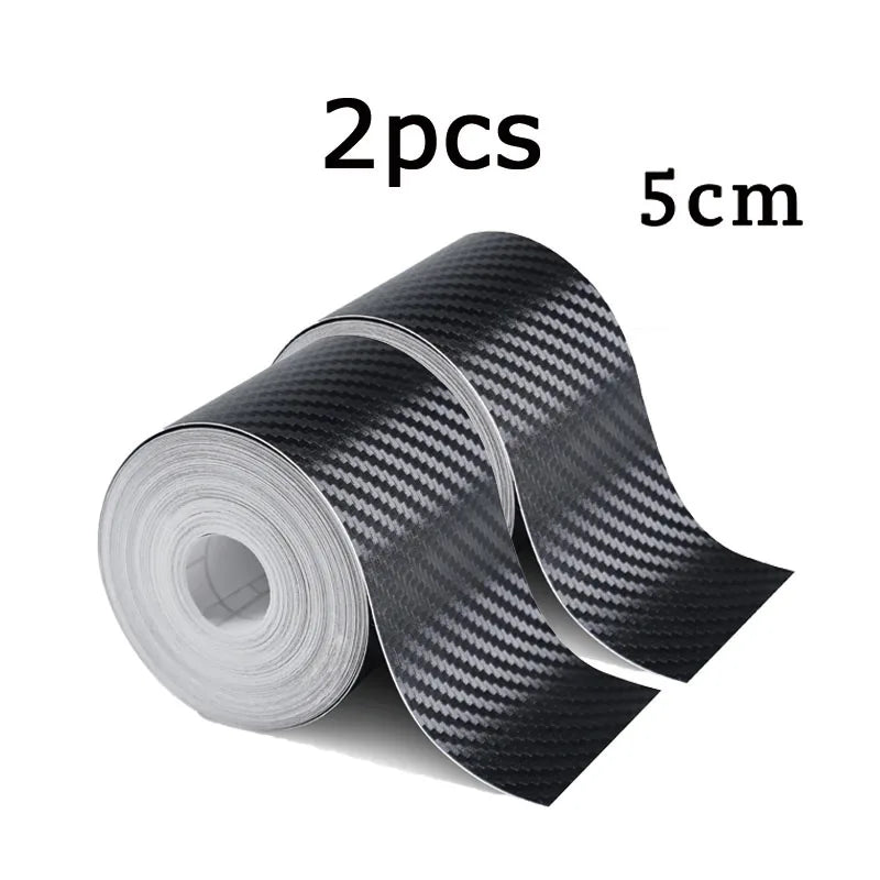 Carbon-Look Protective Trim Tape, 1-5m