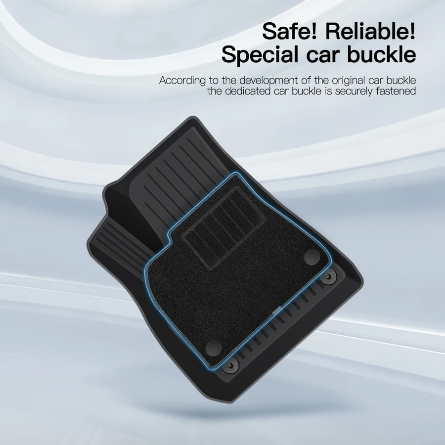 TPE All-Weather Floor Mats and Cargo Liner Set for Tesla Model 3 2021 2023 Model 3 Highland 2024