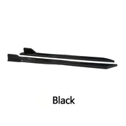 Black Side Skirt Extension Set for Ford/Honda/Audi A3