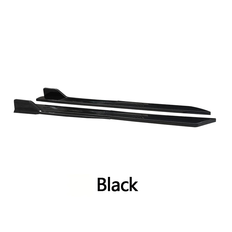 Black Side Skirt Extension Set for Ford/Honda/Audi A3