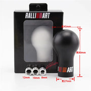 RALLI ART 5/6 Speed Resin Gear Shift Knob Racing Shifter Lever Head for Mitsubishi etc.