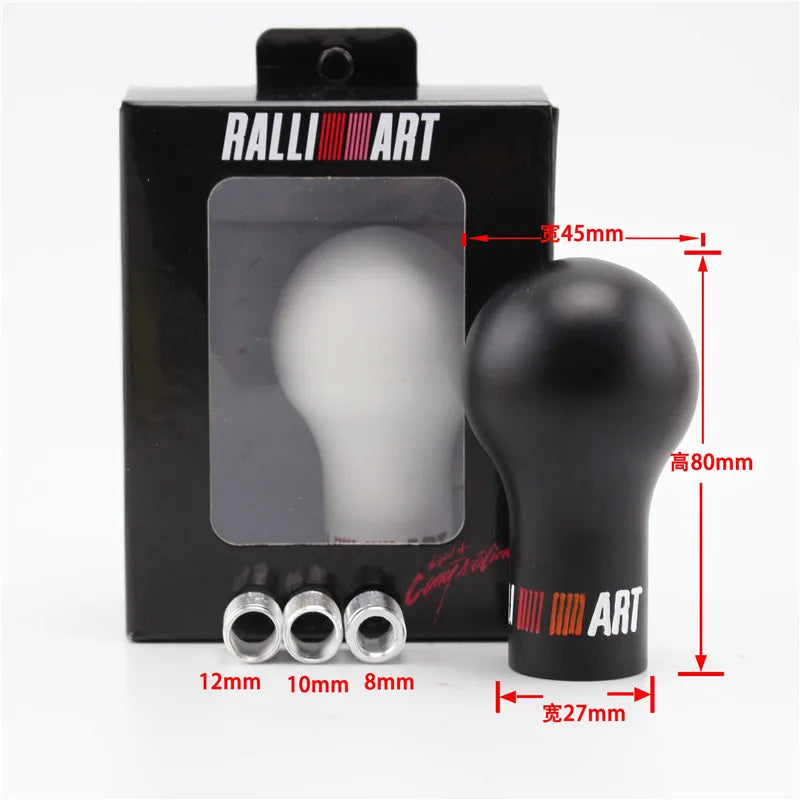 RALLI ART 5/6 Speed Resin Gear Shift Knob Racing Shifter Lever Head for Mitsubishi etc.