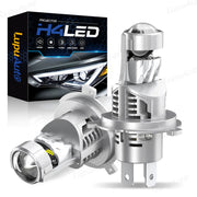2-Piece LED Projector Headlight Bulb for H4
