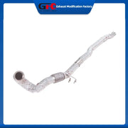 Stainless Steel Catless Downpipe for Audi TT & Volkswagen CC/Passat B7 1.8T/2.0T