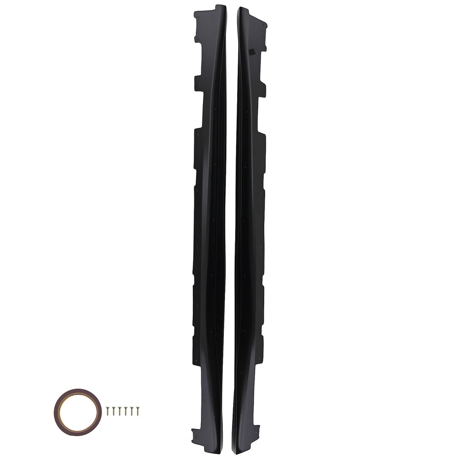 Matte Black Side Skirt Extensions for 2016–2023 Chevrolet Camaro