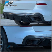 Gloss Black Rear Bumper Diffuser for 2019–2025 BMW X5