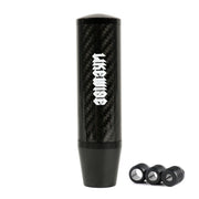 Likewise-Style 130 mm Carbon-Fiber-Look Aluminum Shift Knob