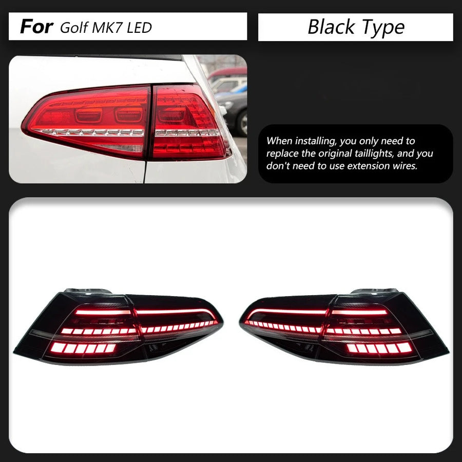 LED Tail Light Assembly for VW Golf 7 2012–2020