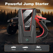 600A-2000A 12V Portable Car Jump Starter and Power Bank