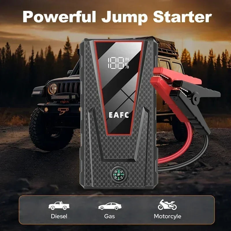 600A-2000A 12V Portable Car Jump Starter and Power Bank