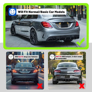Gloss Black Rear Bumper Diffuser for 2015–2018 Mercedes-Benz W205