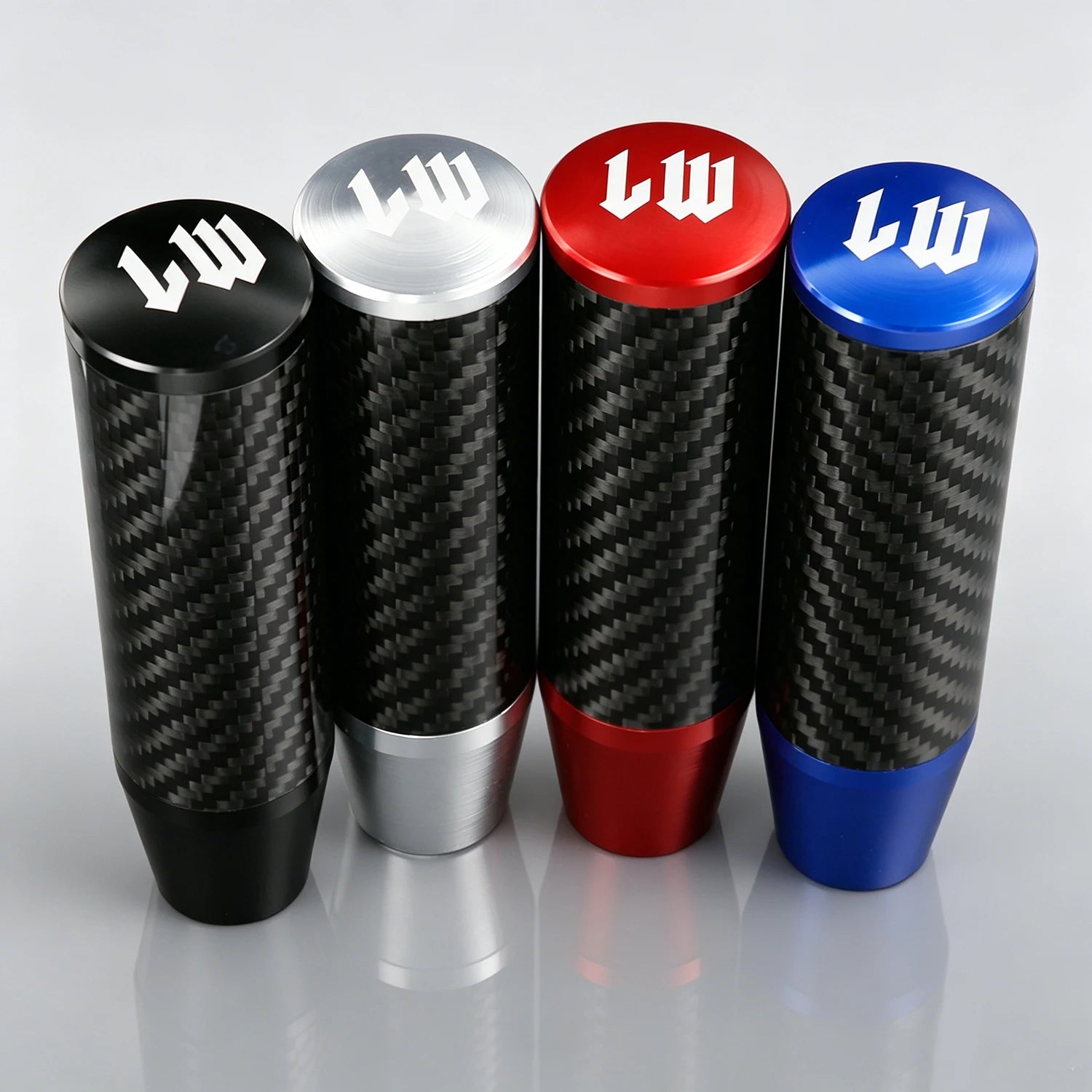 13cm Carbon-Fiber-style Manual Gear Shift Knob
