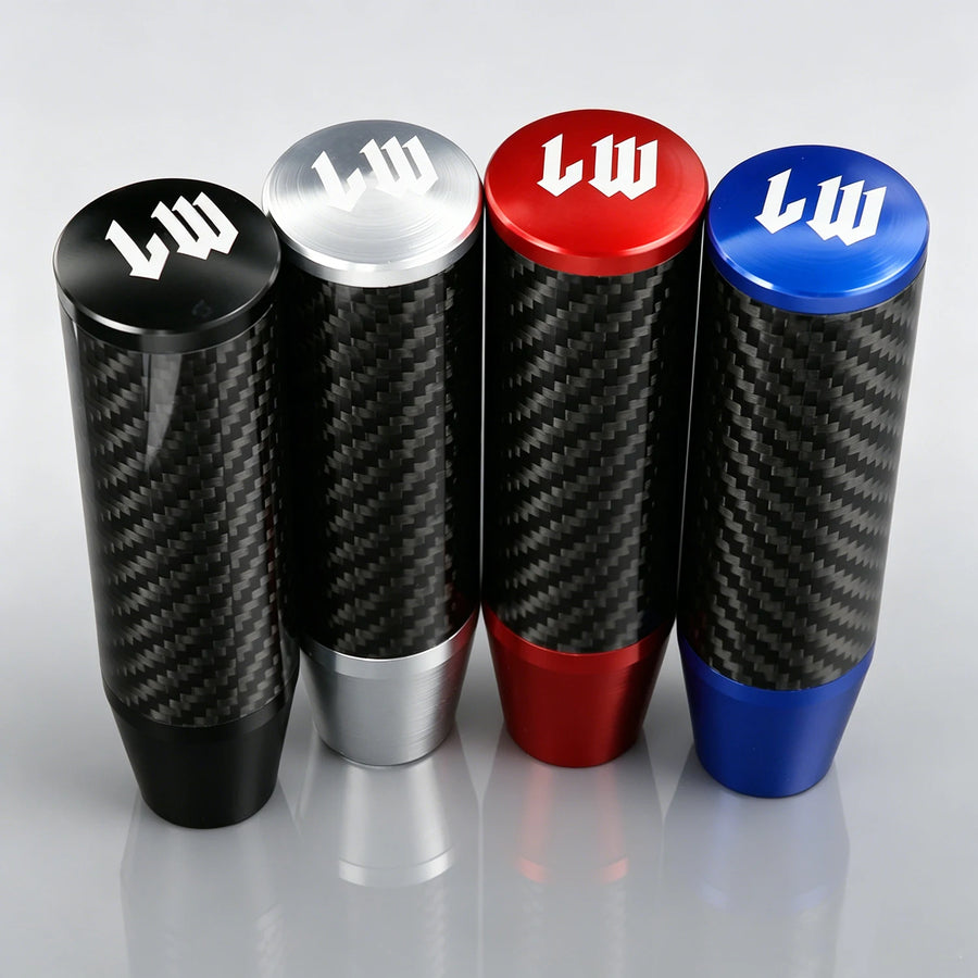13cm Carbon-Fiber-style Manual Gear Shift Knob