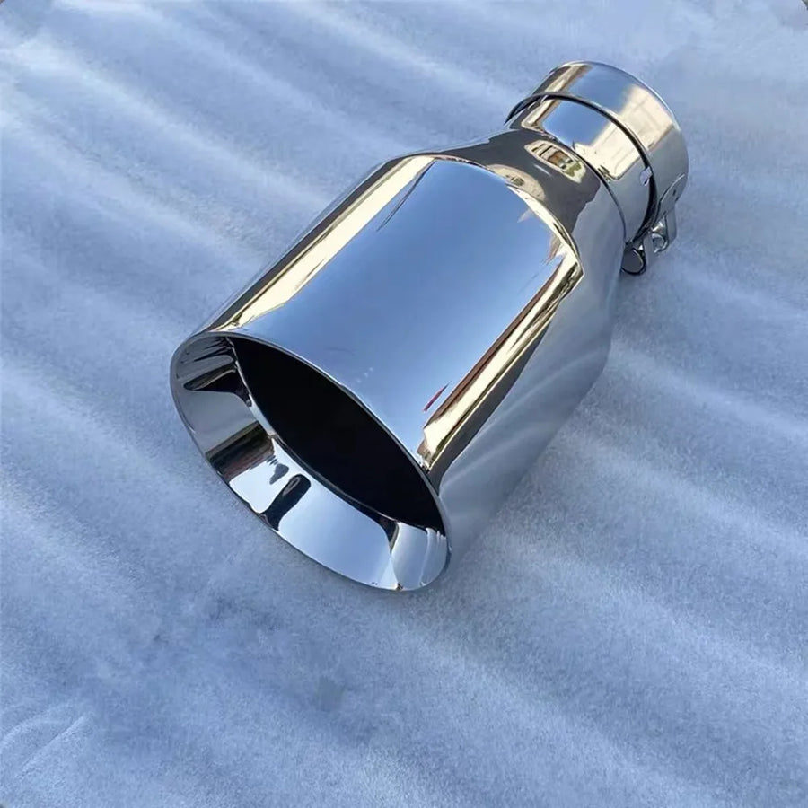 Universal Stainless Steel Exhaust Tip, 76/101mm