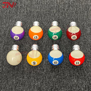Number 1-15 Billiards Ball Design Shift Knob Universal Modified Sports Gear Stick Shifter Knob