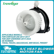 HVAC Blower Motor with Fan for Chrysler Town & Country and Dodge Grand Caravan 2008-2013