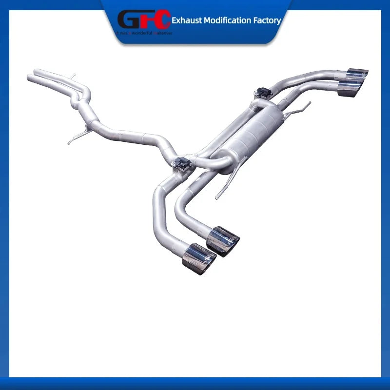 304 Stainless Steel Catback Valvetronic Exhaust System for Audi Q7 Touareg 3.0T 2016-2019 Car Valve