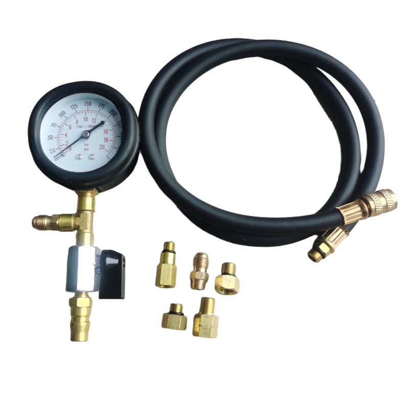 Air Suspension Shock Leak Tester with Pressure Gauge for Mercedes-Benz, BMW, Audi and Land Rover