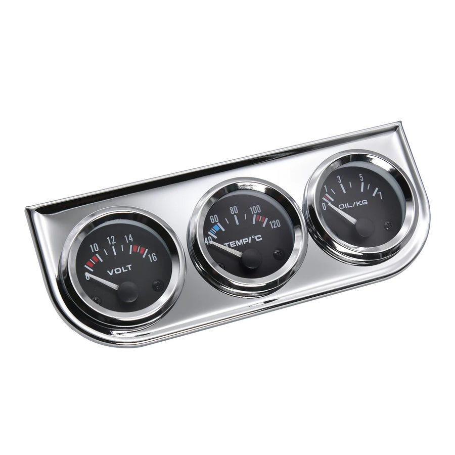 52mm Oil Pressure, Water Temperature, Oil Temperature and More Automotive Gauge
