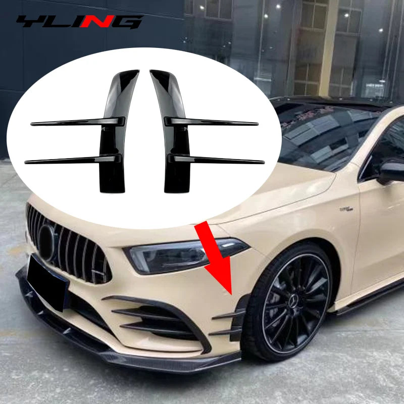 Bumper Canard & Vent Trim Set for Mercedes-Benz A-Class