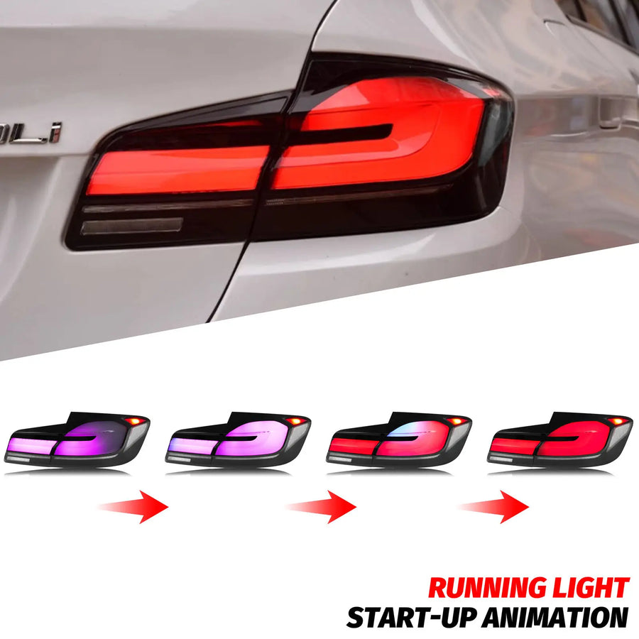 BMW 5 Series F10/M5 RGB LED Tail Light Pair – 2010–2016