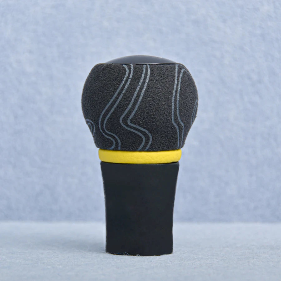 Universal Suede-leather Graffiti Manual Gear Shift Knob