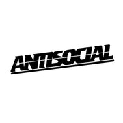 Antisocial Letter Car Window Decal – Waterproof Vinyl