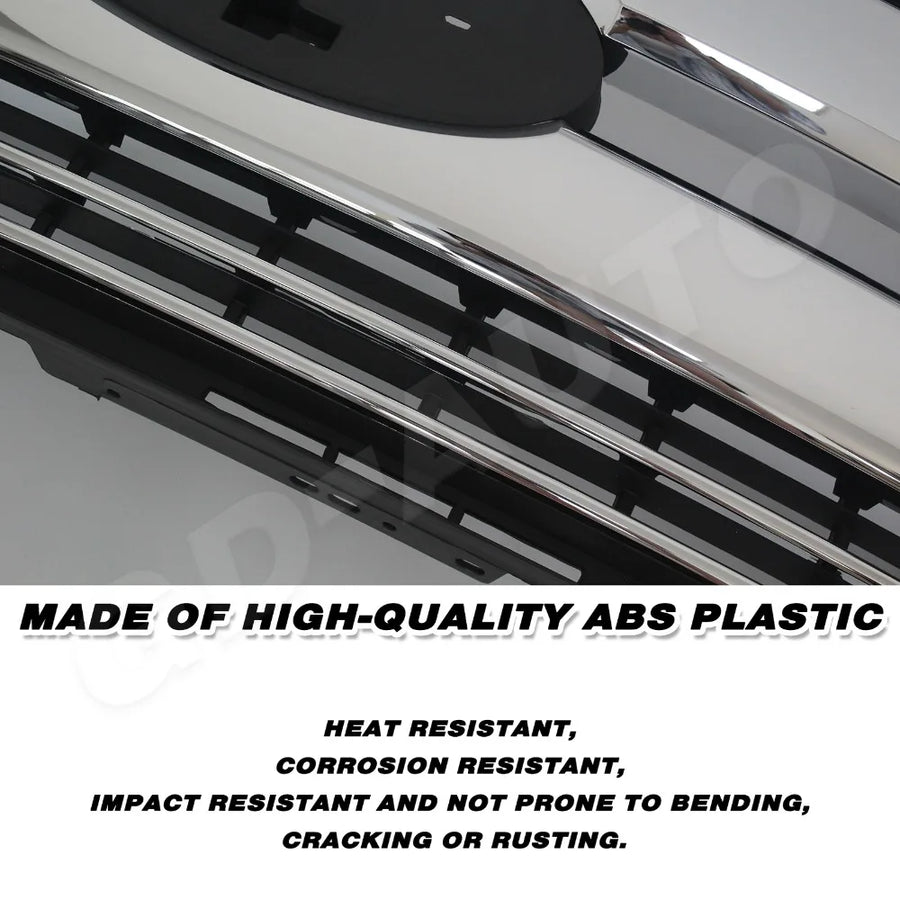 Chrome Front Grille – 2017–2019 Ford Super Duty F-250/F-350/F-450