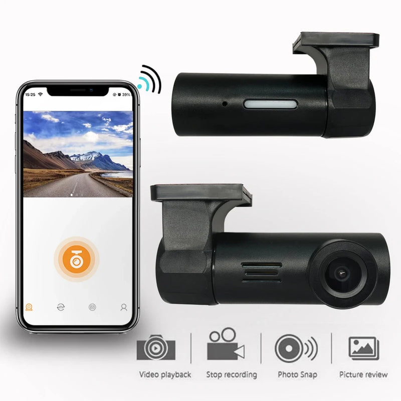 1080P Dash Cam with Wi-Fi App Control