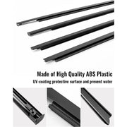 55372139AH 4-Piece Door Outer Belt Weatherstrip for Dodge Ram 1500 2500 3500 4500 5500 2009-2021