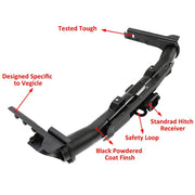 Trailer Hitch Receiver Bezel & Plug for 2011–2022 Jeep Grand Cherokee