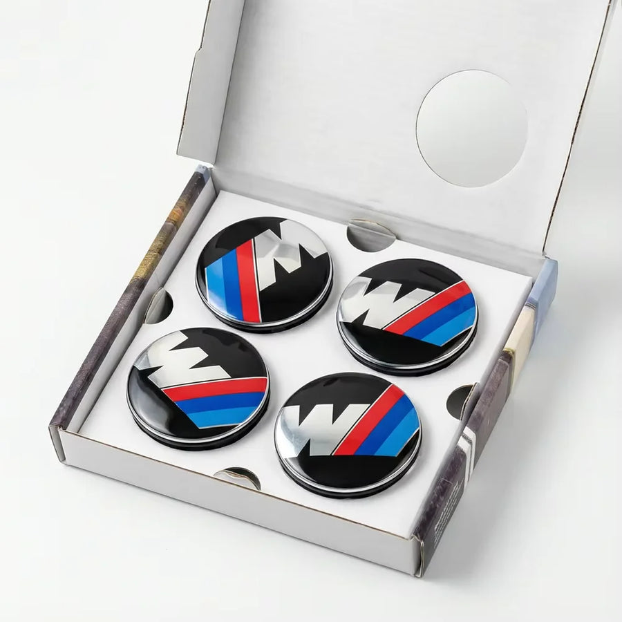 4-Piece 56mm 68mm Floating Wheel Center Caps for BMW E36 E46 E90 E39 E60 F10 F30 X3 X5 X6 G20 G30 M3