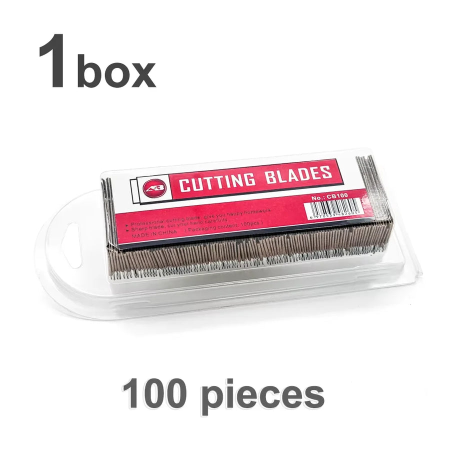 39 mm Replacement Razor Scraper Blades, 100 per Box