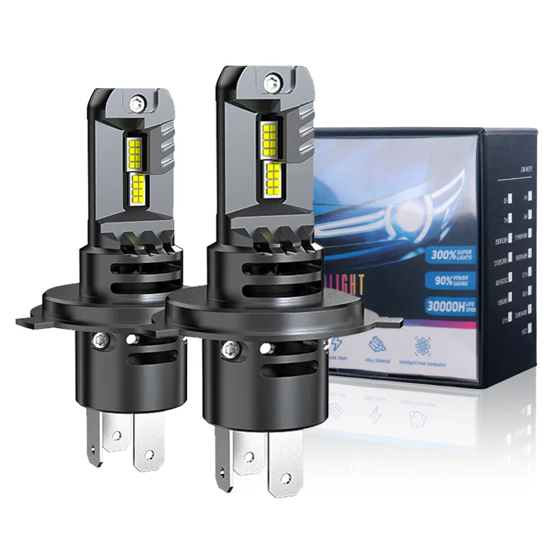 H4 LED Headlight Bulb – 6500K, CANBUS