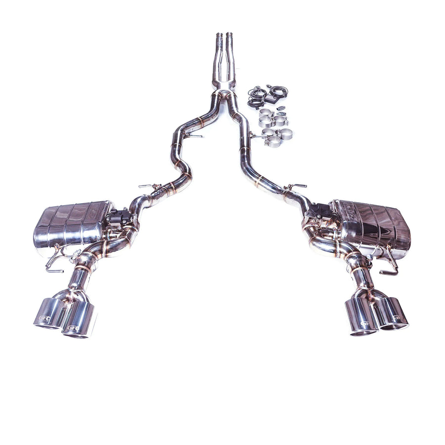 304 Stainless Steel Catback Exhaust System for Jaguar F-pace 3.0T 2021-2025 Valved