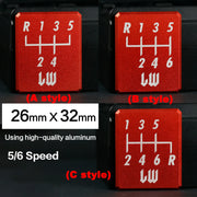 Likewise-Style Manual Shift Pattern Decal & Badge