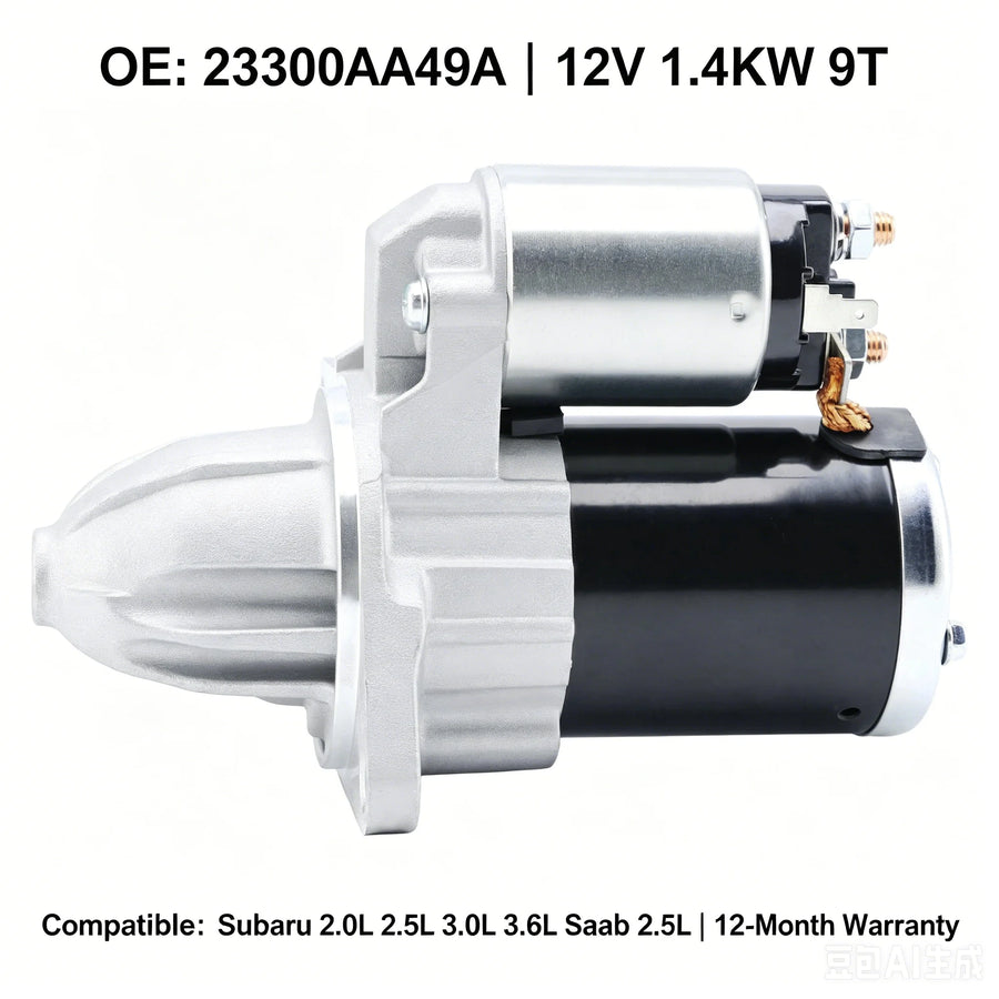 Starter Motor for Subaru Legacy/Outback/Tribeca 2.5L/3.0L 2005-2007