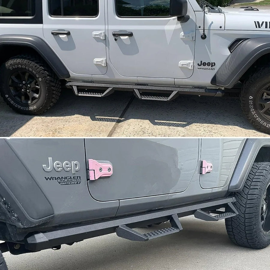 Running Board Set for 2007–2018 Jeep Wrangler – 4 Door