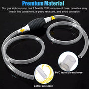 Portable Manual Fuel Transfer Siphon Pump