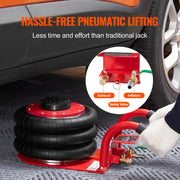 3-Ton Triple-Bag Pneumatic Air Jack, 6,600 lb Capacity