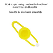Helmeted Yellow Duck Car Ornament
