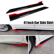 Black Side Skirt Extension Set for Ford/Honda/Audi A3