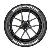 Universal 4PCS Speedhunters 3D Thickened Tire Stickers Car Wheel Rim Decals Waterproof Without Glue Auto Racing Exter