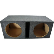 Dual 12-Inch Ported MDF Subwoofer Enclosure