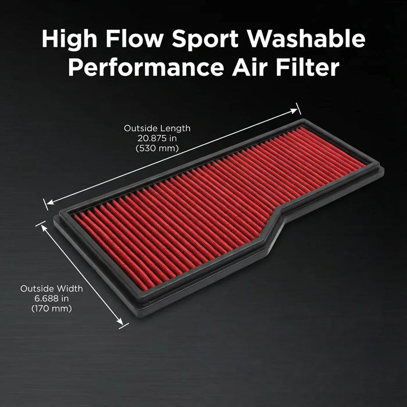 High-Flow Engine Air Filter for Porsche 911 996/997 1997-2012