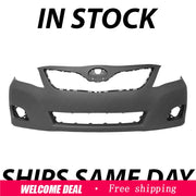 Primed Front Bumper Cover for 2010–2011 Toyota Camry Sedan