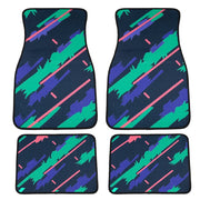 HKS Le Mans Confetti 4-Piece JDM Car Floor Mat Set