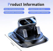 360° Dashboard Phone Holder – Non-Slip Silicone