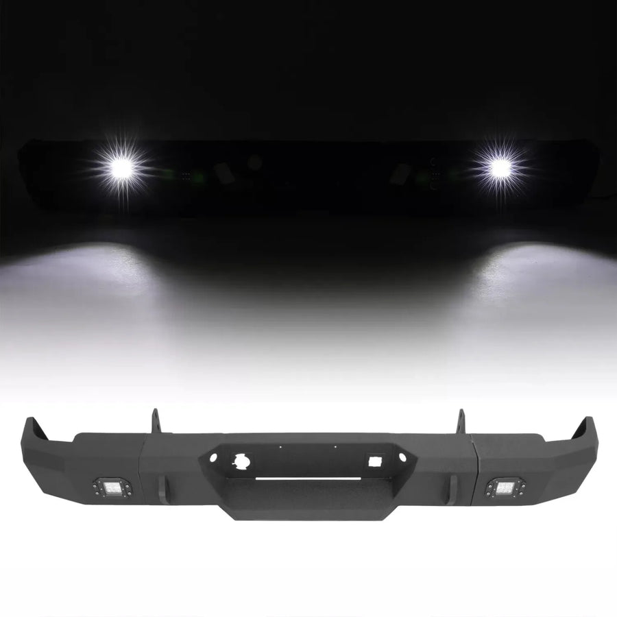 Complete Rear Bumper Assembly for Chevrolet Silverado Sierra 2500 HD 3500 HD 2011-2014